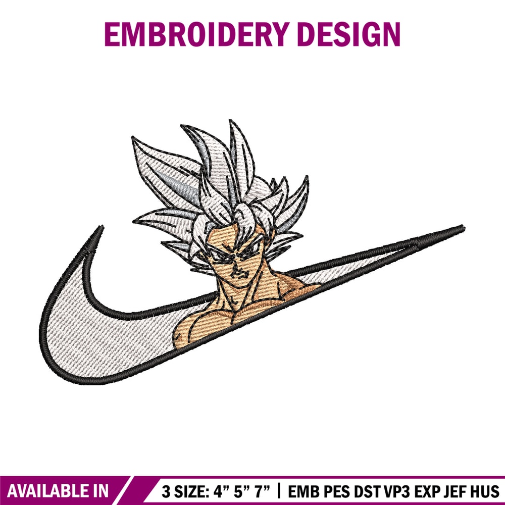 Nike x goku embroidery design, Dragonball embroidery, Nike design, Embroidery shirt, Embroidery file, Digital download.jpg