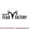 Fear factory logo embroidery design, logo embroidery, logo design, Embroidery shirt, logo shirt, Instant download.jpg