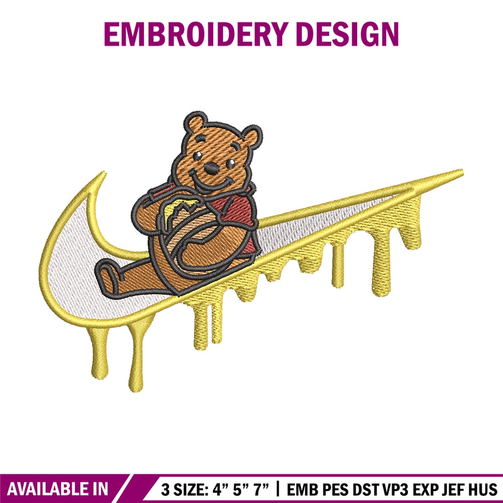 Nike x pooh embroidery design, Pooh embroidery, Nike design, Embroidery shirt, Embroidery file,Digital download.jpg