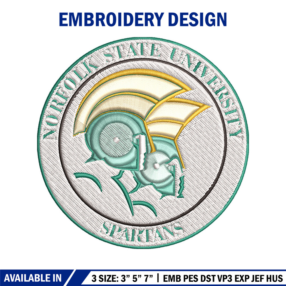 Norfolk State Spartans embroidery, Norfolk State Spartans embroidery, logo Sport, Sport embroidery, NCAA embroidery..jpg