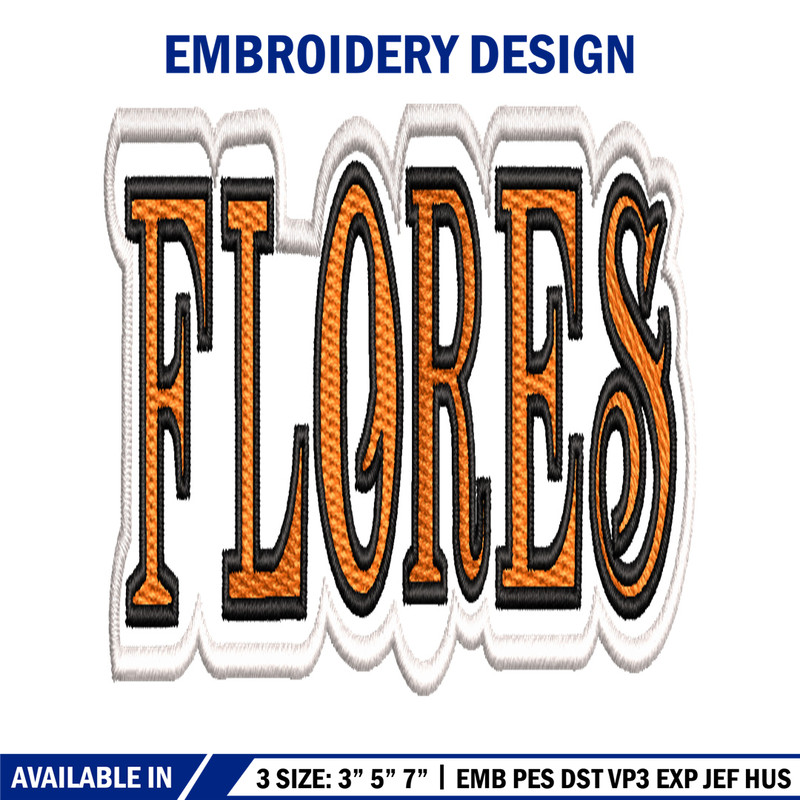 Orange Flores embroidery design, Orange Flores embroidery, logo design, embroidery file, logo shirt, Digital download..jpg