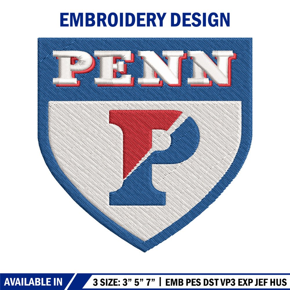Penn Quakers embroidery design, Penn Quakers embroidery, logo Sport, Sport embroidery, NCAA embroidery..jpg