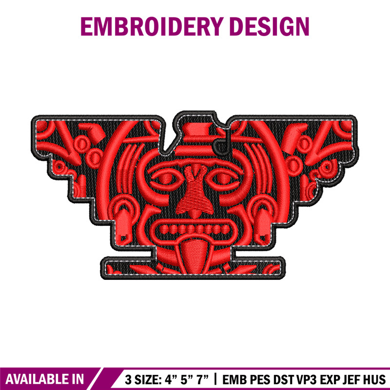 Red face logo embroidery design, Red face logo embroidery, logo design, logo shirt, Embroidery shirt, Instant download.jpg