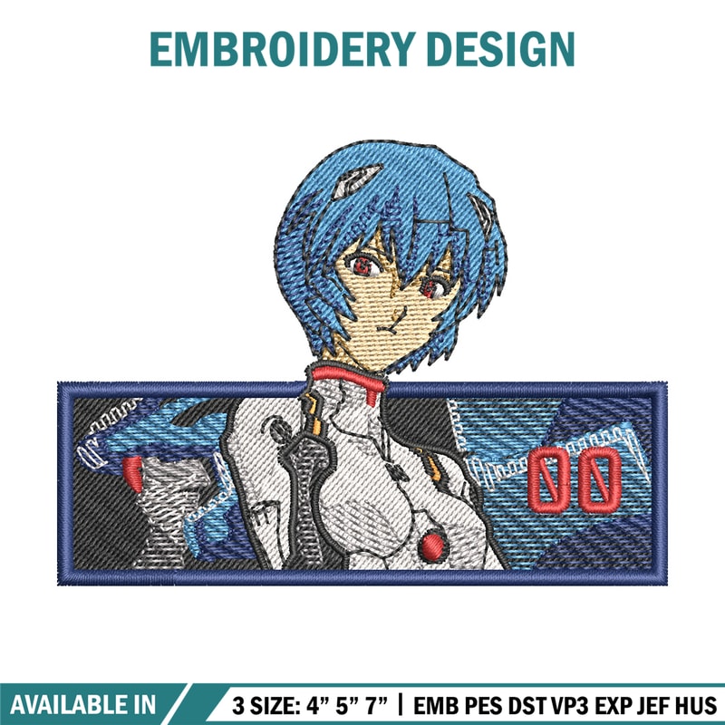 Rei box embroidery design, Shin Seiki embroidery, Embroidery shirt, Embroidery file,Anime design,Digital download.jpg