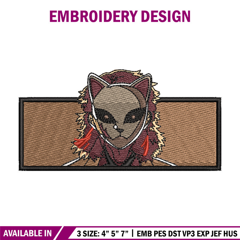 Sabito embroidery design, Demon slayer embroidery, Anime design, Embroidery file, Embroidery shirt, Digital download.jpg