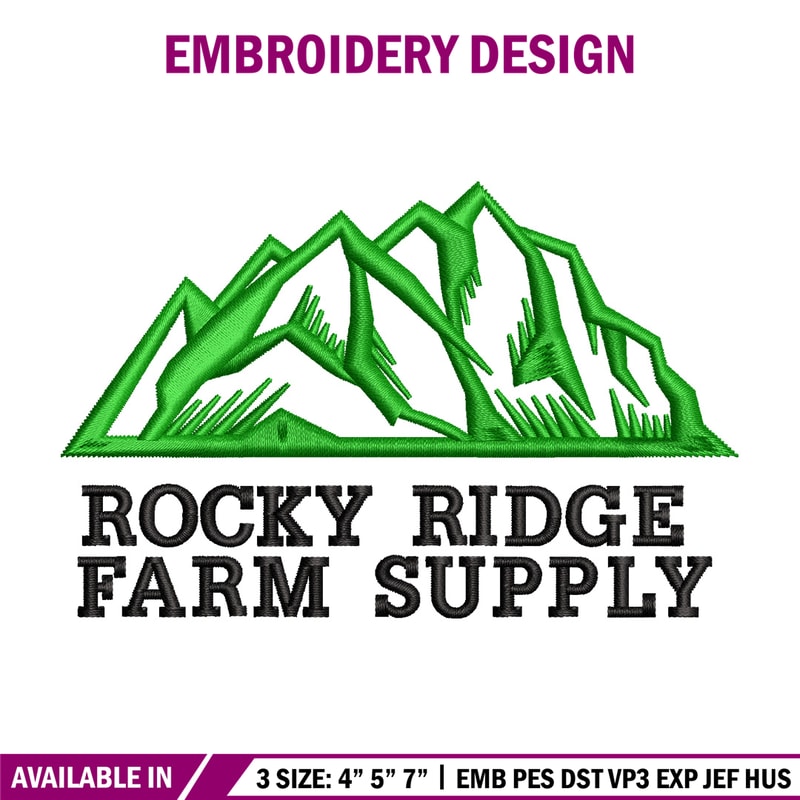 Rocky ridge embroidery design, Rocky ridge embroidery, Emb design, Embroidery shirt, Embroidery file, Digital download.jpg