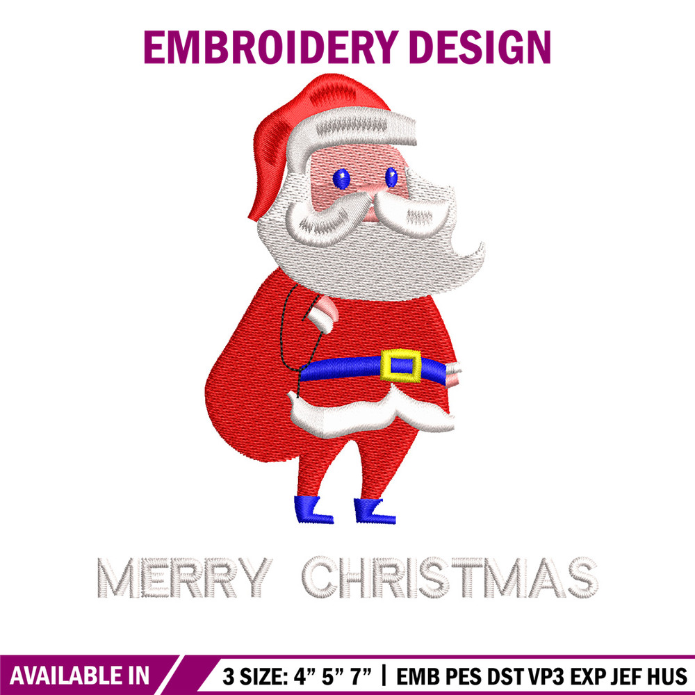 Satan merry embroidery design, Chrismas embroidery, Emb design, Embroidery shirt, Embroidery file, Digital download.jpg