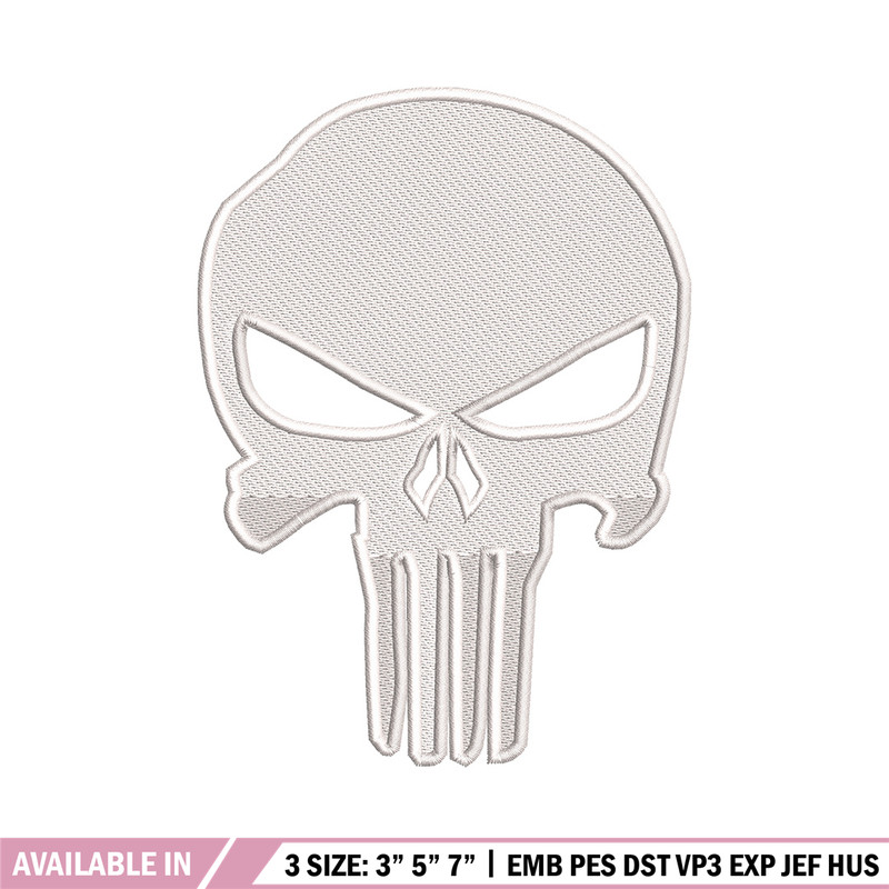 Head skeleton embroidery design, Skeleton embroidery, Emb design, Embroidery shirt, Embroidery file, Digital download.jpg