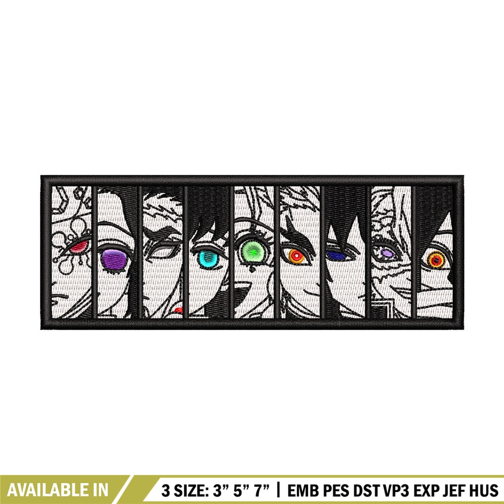 Hashira embroidery design, Demon slayer embroidery, Anime design, Embroidery shirt, Embroidery file, Digital download.jpg