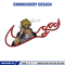 Sanji swoosh embroidery design, One piece embroidery, Nike design, Embroidery shirt, Embroidery file, Digital download.jpg