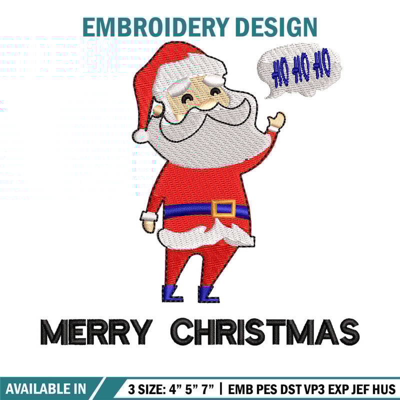 Satan hohoho embroidery design, Chrismas embroidery, Embroidery file, Embroidery shirt, Emb design,Digital download.jpg