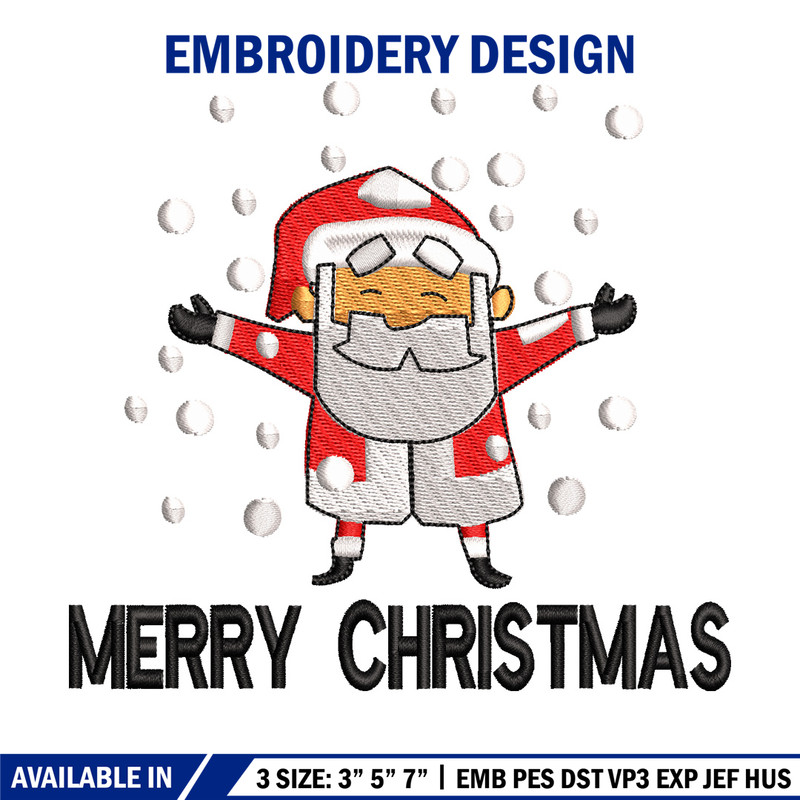 Satan snow embroidery design, Chrismas embroidery, Emb design, Embroidery shirt, Embroidery file, Digital download.jpg