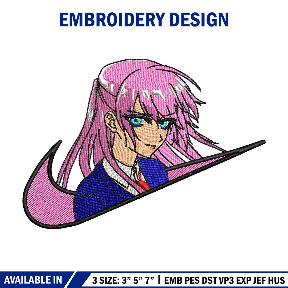 Shikimori san Nike embroidery design, Shikimori san embroidery, nike design, anime design, anime shirt, Digital download.jpg