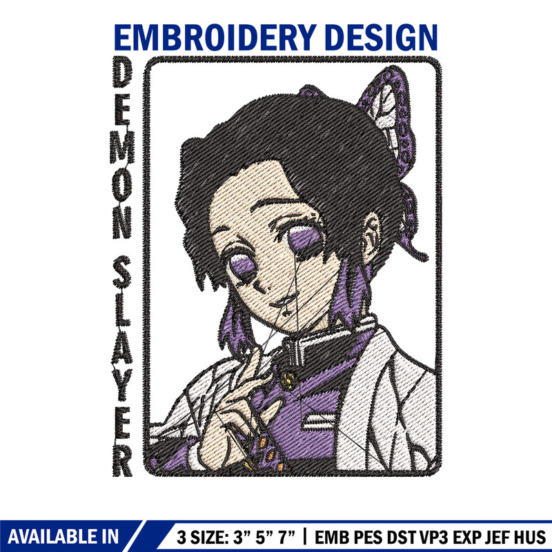 Shinobu frame embroidery design, Shinobu embroidery, Anime design, Embroidery shirt, Embroidery file, Digital download.jpg