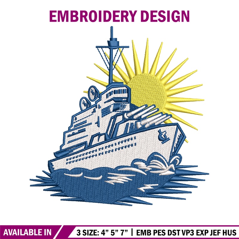 Ship logo embroidery design, Ship logo embroidery, logo design, logo shirt, Embroidery shirt, Instant download.jpg