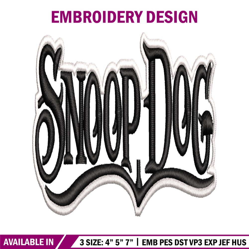 Snoop Dogg embroidery design, Snoop Dogg embroidery, logo design, embroidery file, logo shirt, Digital download..jpg
