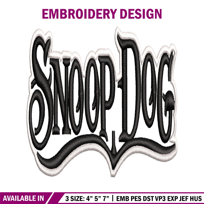 Snoop Dogg embroidery design, Snoop Dogg embroidery, logo design, embroidery file, logo shirt, Digital download..jpg