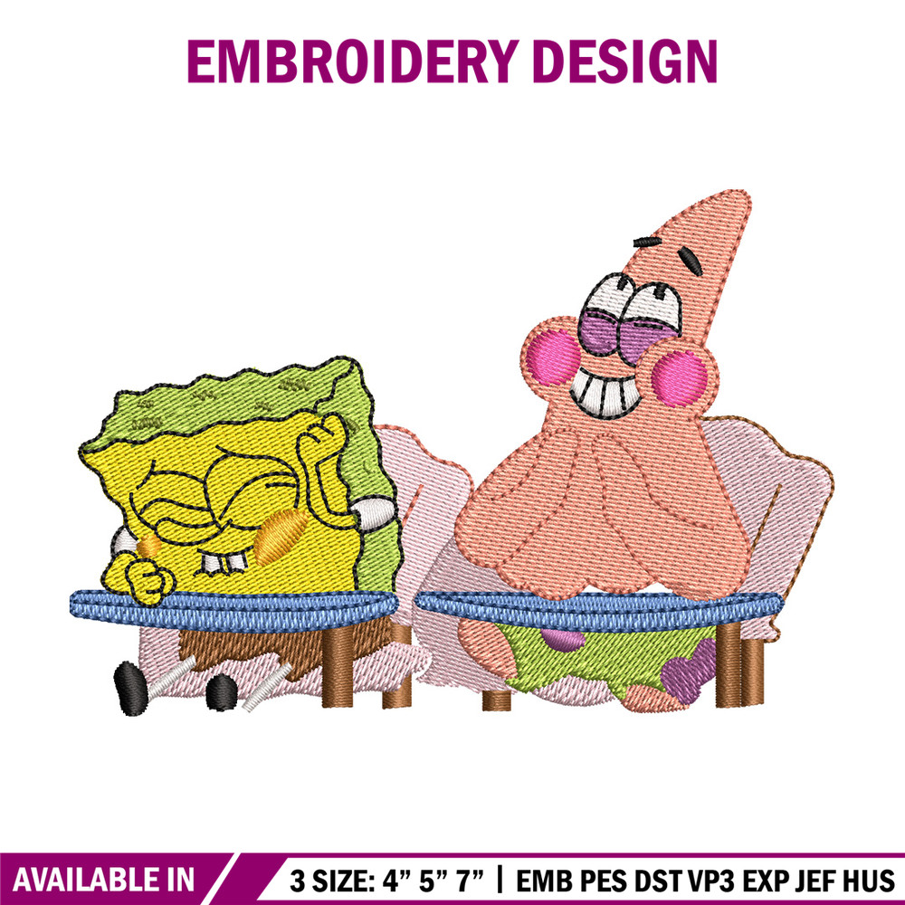 Spongebob funny embroidery design, Spongebob embroidery, Embroidery file, Embroidery shirt, Emb design, Digital download.jpg