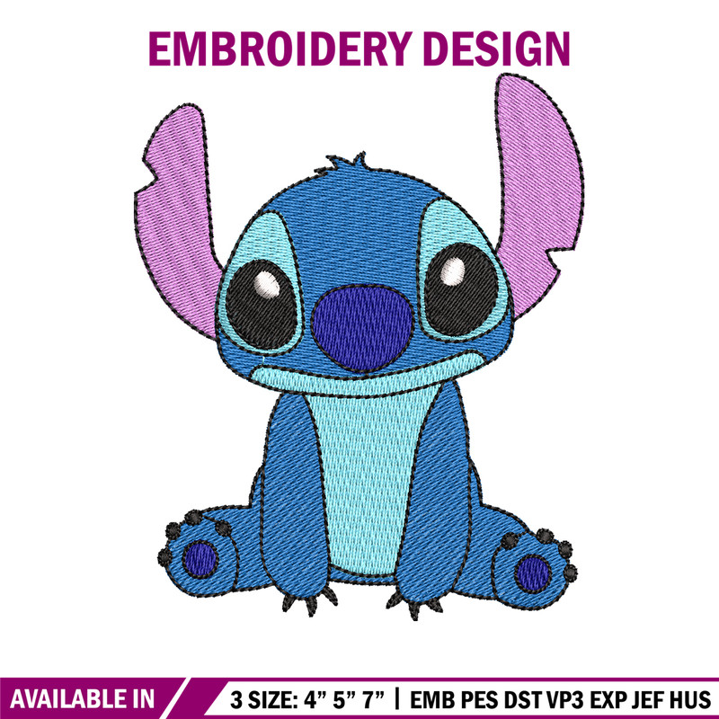 Stitch embroidery design, Stitch embroidery, logo design, Embroidery shirt, cartoon shirt, logo shirt, Instant download.jpg