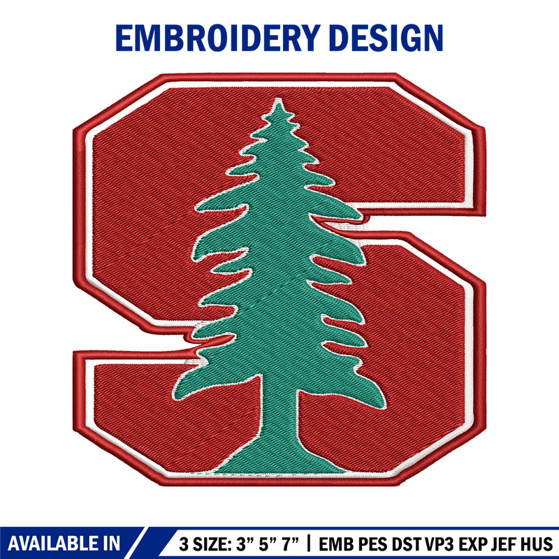 Stanford Cardinal embroidery design, Stanford Cardinal embroidery, logo Sport, Sport embroidery, NCAA embroidery..jpg