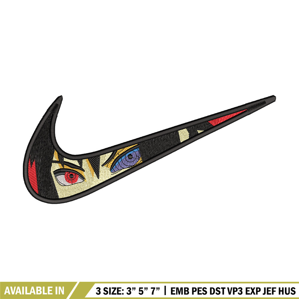 Itachi Uchiha nike embroidery design, Naruto embroidery, Nike design, Logo shirt, anime shirt, digital download.jpg