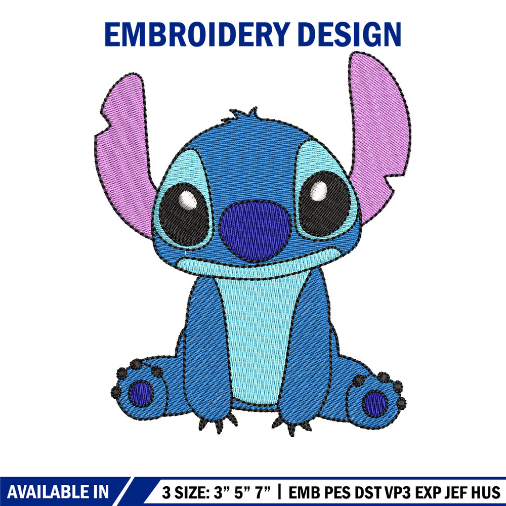 Stitch embroidery design, Stitch embroidery, logo design, Embroidery shirt, cartoon shirt, logo shirt, Instant download.jpg