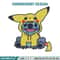 Stitch Pikachu logo embroidery design, Stitch Pikachu embroidery, Embroidery shirt, logo design, Instant download.jpg