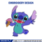 Stitch with Ice Cream  embroidery design, cartoon embroidery, logo design, embroidery file, logo shirt, Digital download.jpg