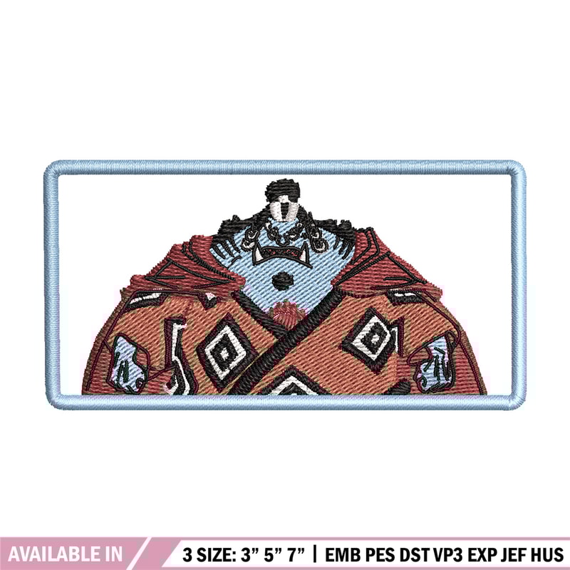 Jinbei box embroidery design, One piece embroidery, Anime design, Embroidery shirt, Embroidery file, Digital download.jpg