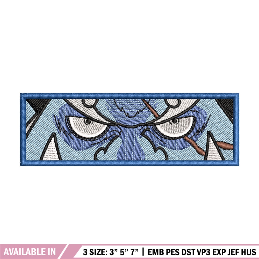 Jinbei eyes embroidery design, One piece embroidery, Anime design, Embroidery shirt, Embroidery file,Digital download.jpg