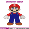 Super Mario bros embroidery design, Mario embroidery, logo design, Logo shirt, embroidery file, Digital download.jpg