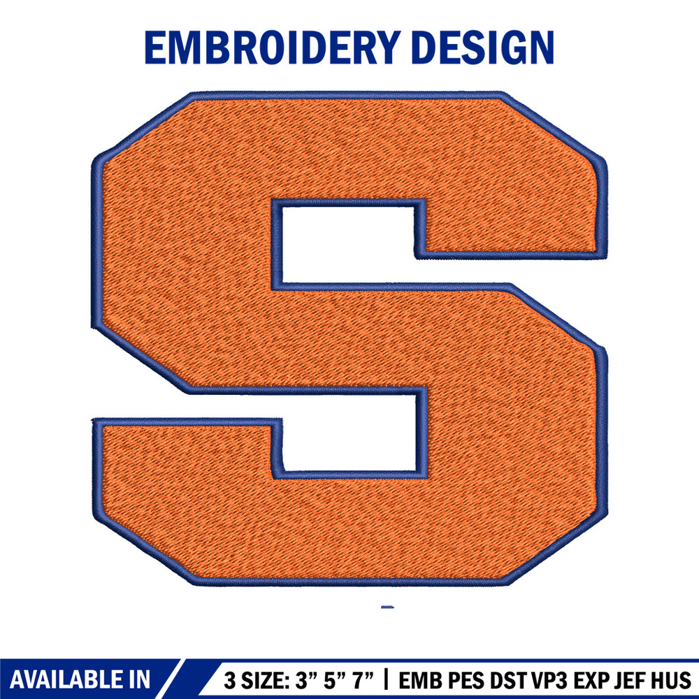 Syracuse Orange embroidery design, Syracuse Orange embroidery, logo Sport, Sport embroidery, NCAA embroidery..jpg