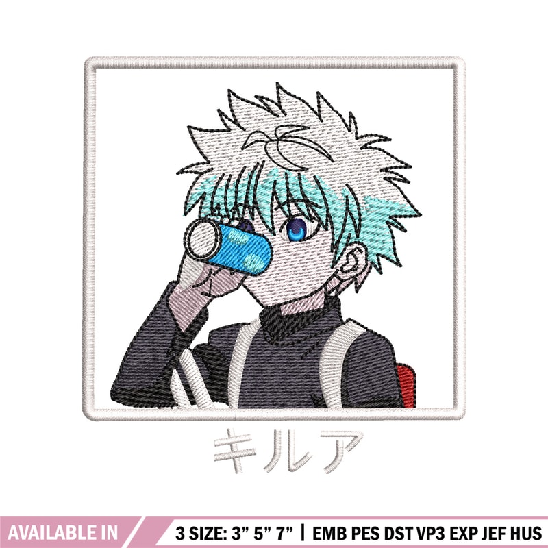Killua box embroidery design, Hxh embroidery, Embroidery file, Embroidery shirt, Emb design, Digital download.jpg