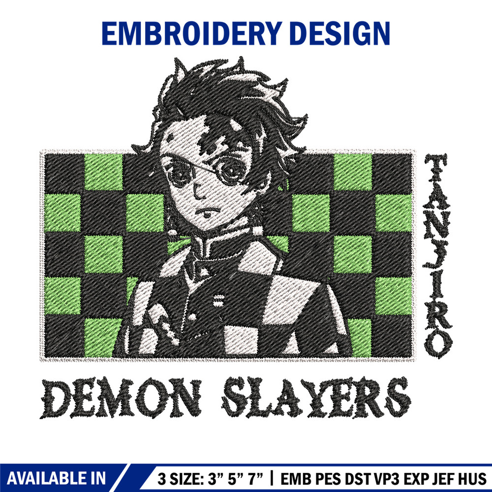 Tanjiro man embroidery design, Tanjiro embroidery, Embroidery shirt, Embroidery file, Anime design, Digital download.jpg