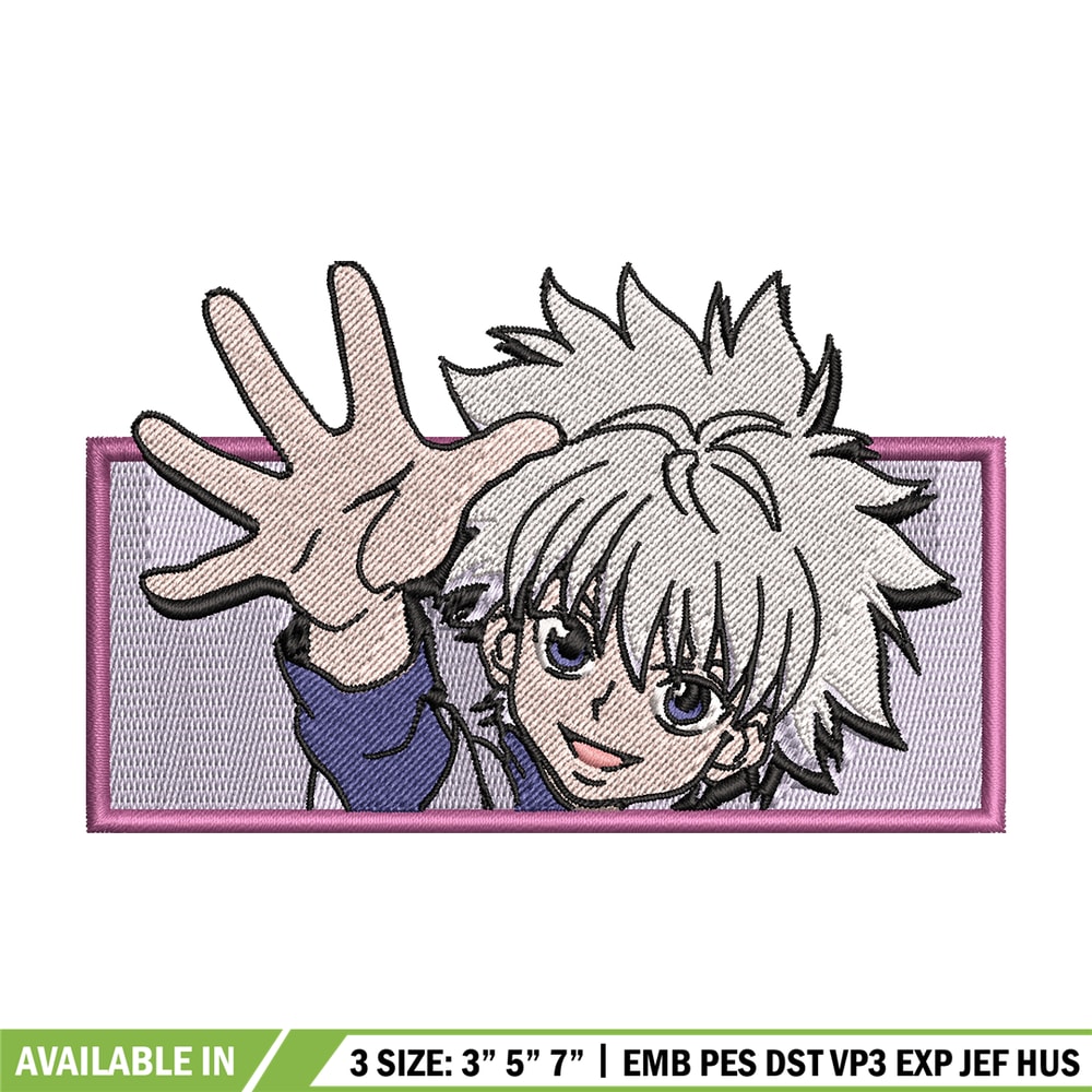 Killua nike embroidery design, Hunter x hunter embroidery, nike design, Logo shirt, anime shirt, digital download.jpg