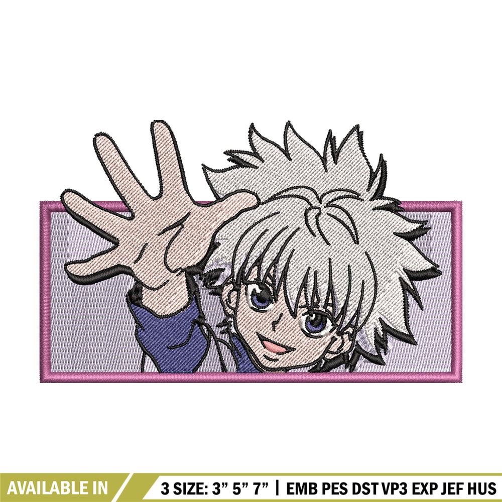 Killua nike embroidery design, Hunter x hunter embroidery, nike design, Logo shirt, anime shirt, digital download.jpg
