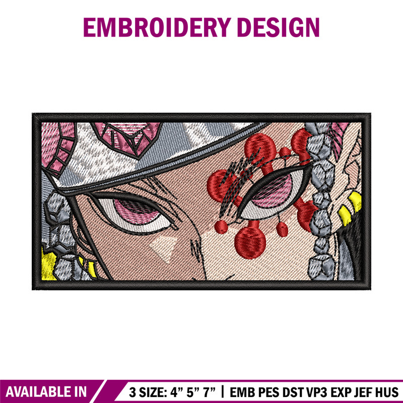Tengen Uzui eyes embroidery design, Kimetsu no Yaiba embroidery, anime design, anime shirt, Digital download.jpg