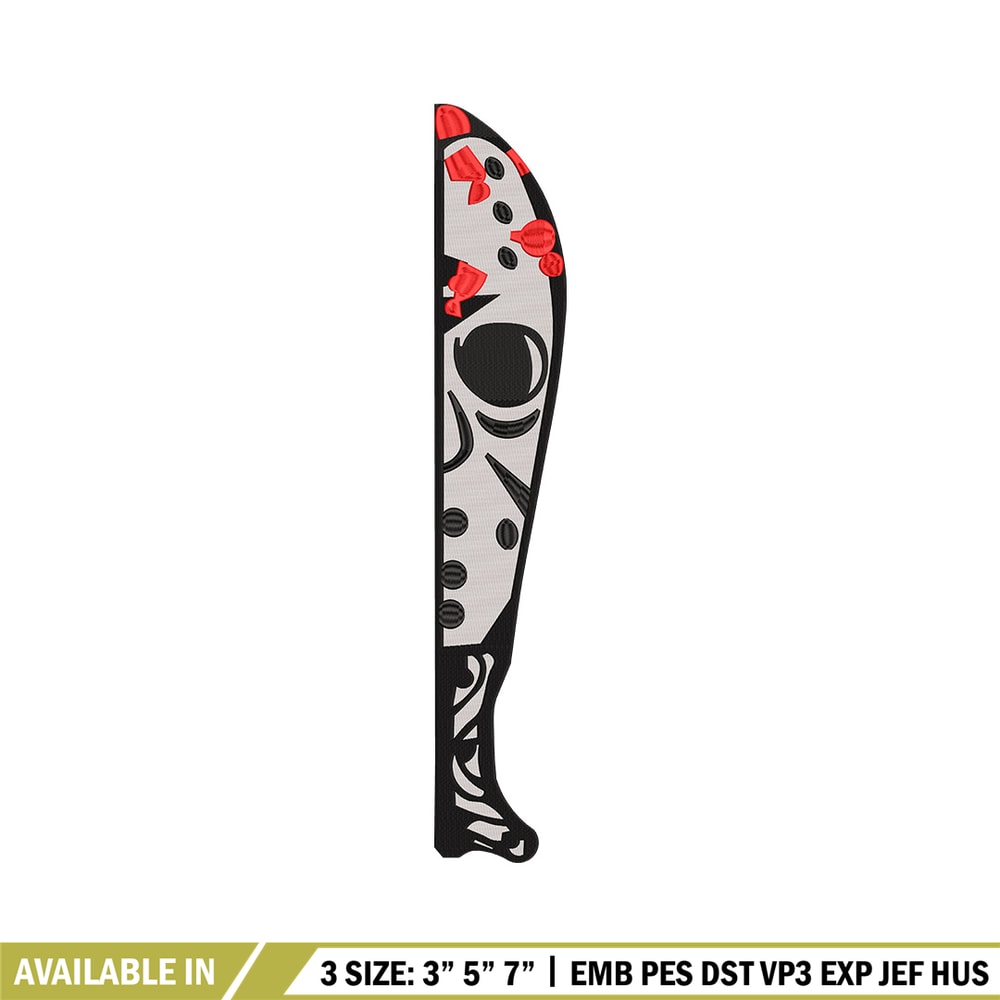 Knife horror embroidery design, Horror embroidery, Embroidery file,Embroidery shirt, Emb design, Digital download.jpg