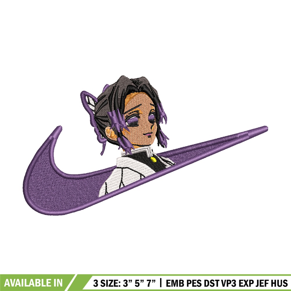 Kochou Shinobu Nike embroidery design, Kimetsu no Yaiba embroidery, Nike design, anime design, Digital download.jpg