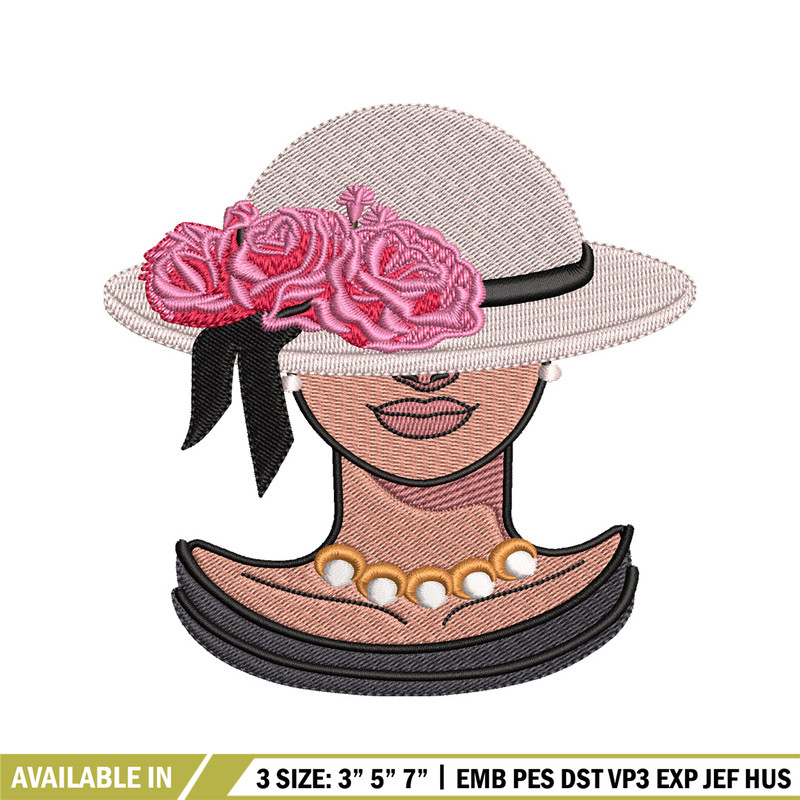 Lady embroidery design, Lady embroidery, logo design, embroidery file, logo shirt, embroidery logo, Digital download..jpg