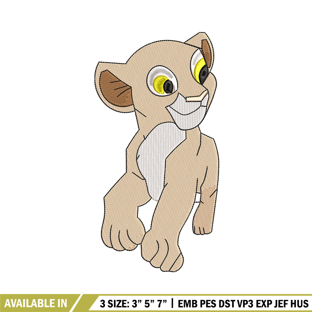 Lion cartoon embroidery design, Lion king embroidery, Emb design, Embroidery shirt, Embroidery file, Digital download.jpg