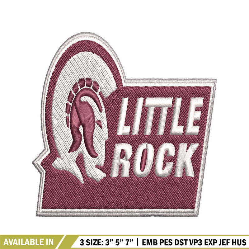 Little Rock Trojans embroidery design, Little Rock Trojans embroidery, logo Sport, Sport embroidery, NCAA embroidery..jpg