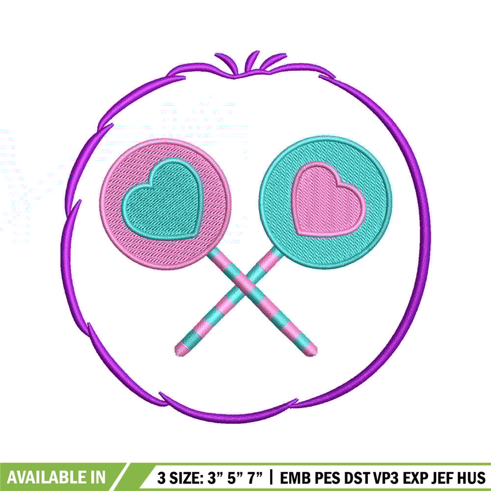 Lollipop circle embroidery design, Lollipop embroidery, Embroidery file, Embroidery shirt, Emb design, Digital download.jpg