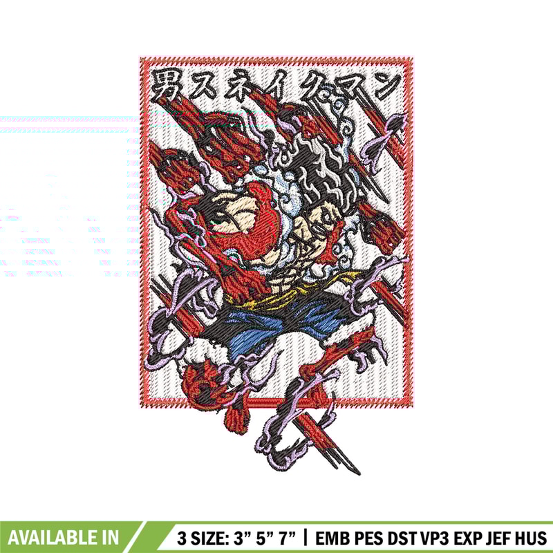 Luffy embroidery design, One piece embroidery, Anime design, Embroidery file, Embroidery shirt, Digital download (13).jpg