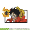 Luffy fire embroidery design, One piece embroidery, Anime design, Embroidery shirt, Embroidery file, Digital download.jpg