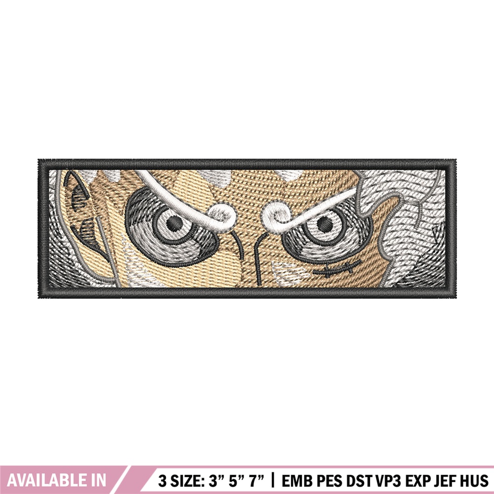 Luffy g5 eyes embroidery design, One piece embroidery, Anime design, Embroidery shirt, Embroidery file, Digital download.jpg