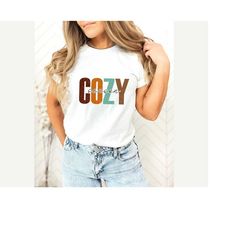 cozy season fall shirt, 2023 happy thanksgiving, hello pumpkin shirt, fall clothing, autumn shirt, fall shirt, thanksgiv