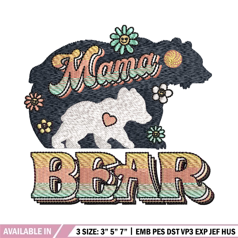 Mama bear embroidery design, Halloween embroidery, Embroidery file, Embroidery shirt, Emb design, Digital download.jpg