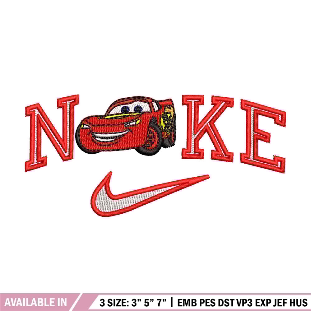 Mcqueen nike embroidery design, Mcqueen embroidery, Embroidery file, Embroidery shirt, Nike design,Digital download.jpg