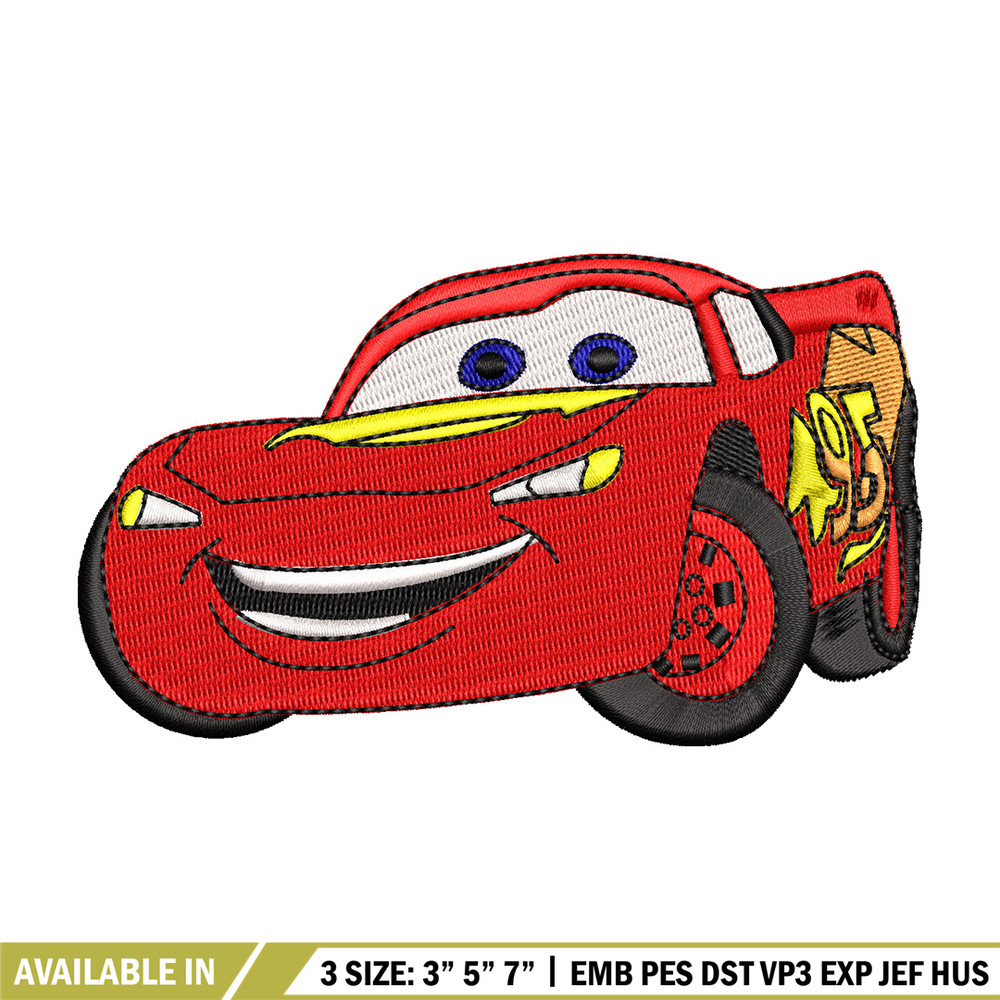 Mcqueen embroidery design, Mcqueen embroidery, Embroidery file, Embroidery shirt, Emb design,Digital download.jpg